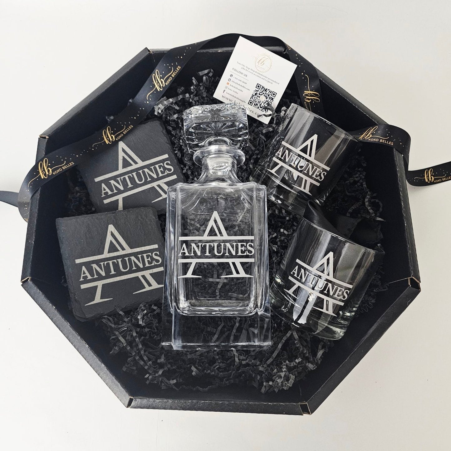 Whiskey Decanter Gift Set