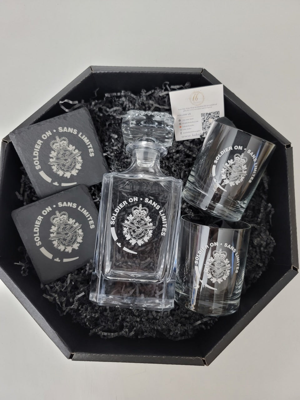 Whiskey Decanter Gift Set