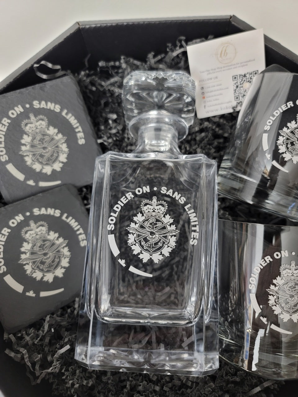 Whiskey Decanter Gift Set