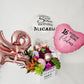Personalized Flower & Balloon Arrangement Box