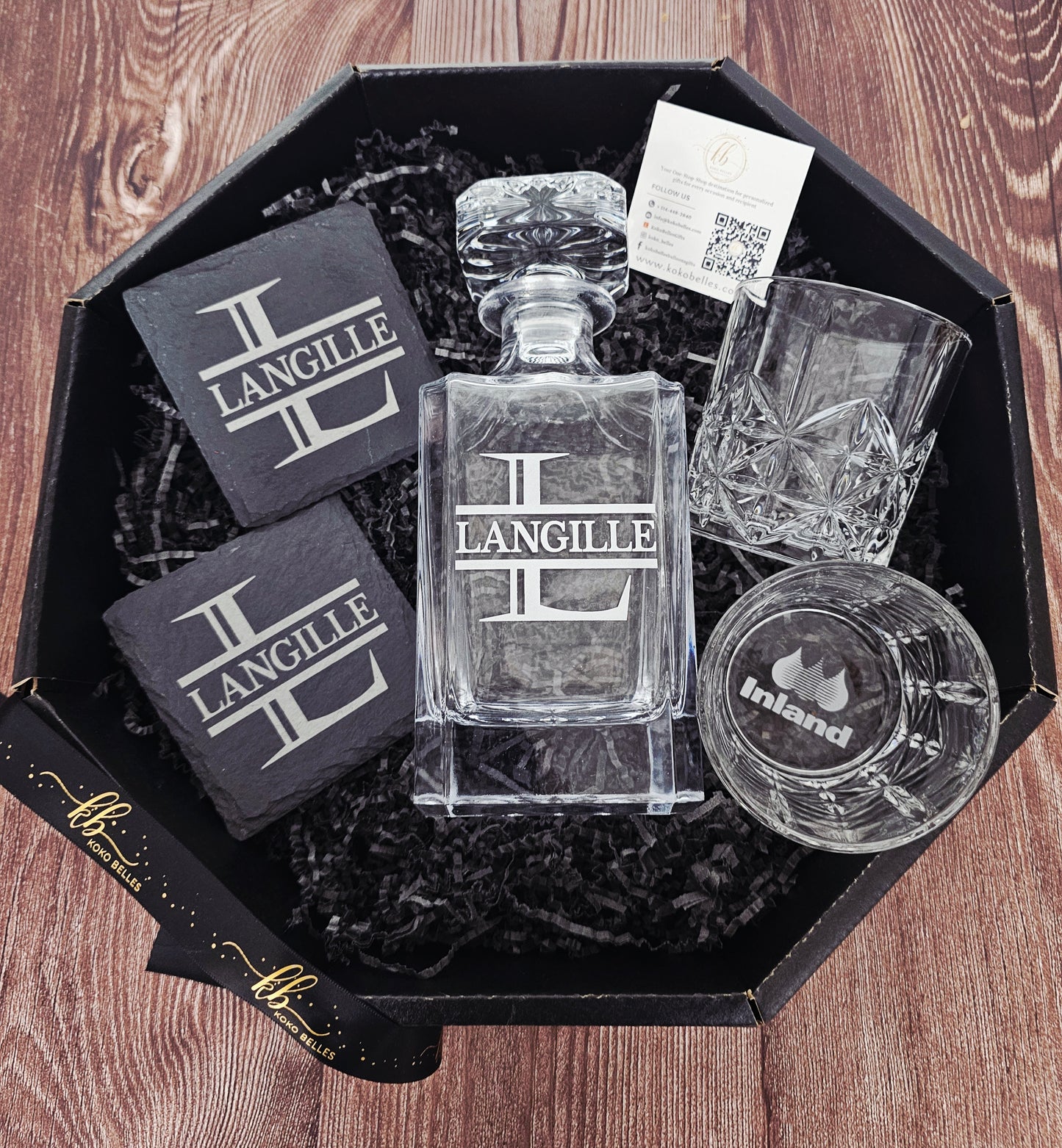 Whiskey Decanter Gift Set