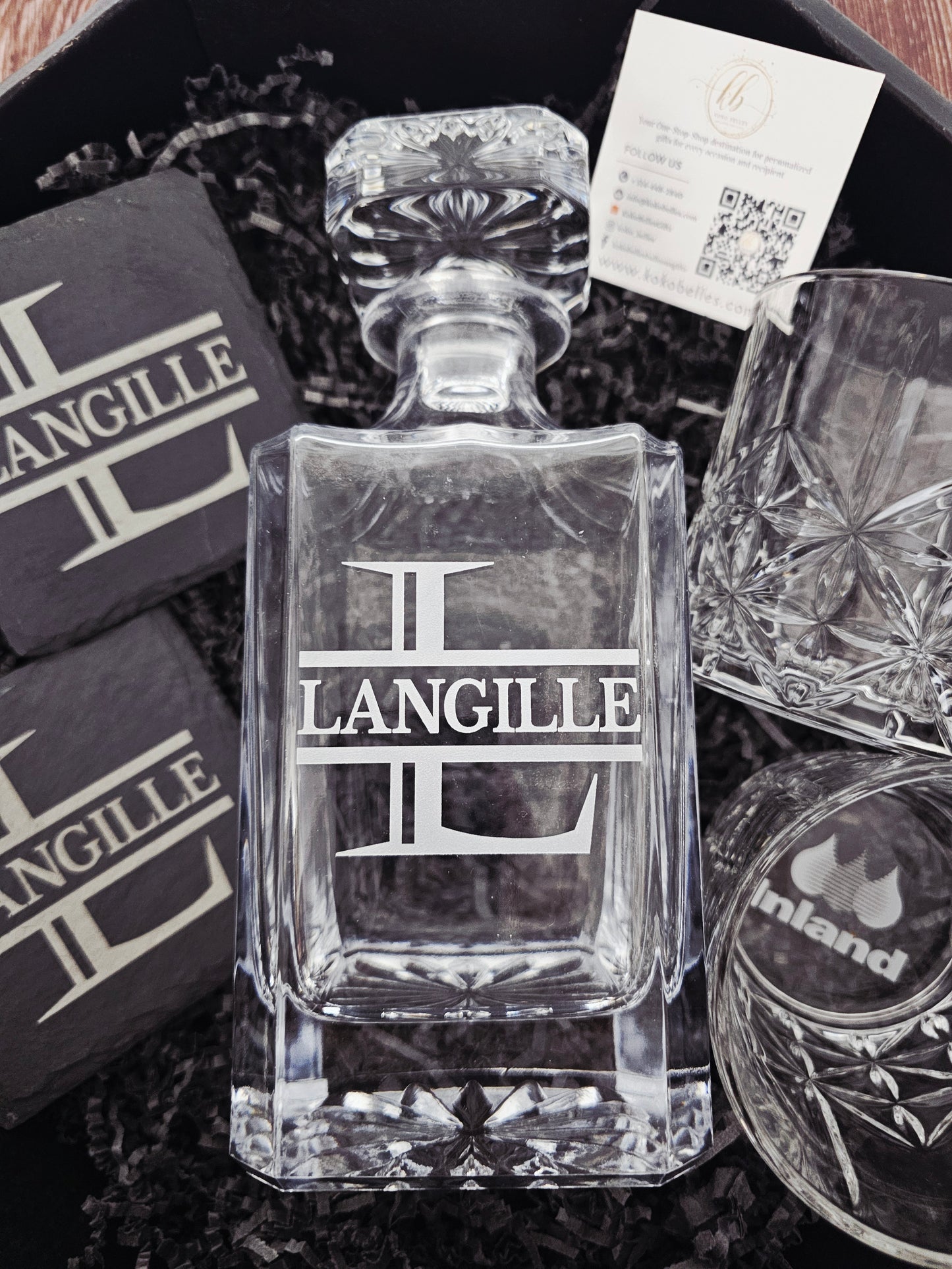 Whiskey Decanter Gift Set