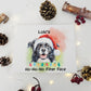 Festive Holiday Custom Pet Portrait - Personalized Dog Lover Gift