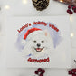 Festive Holiday Custom Pet Portrait - Personalized Dog Lover Gift