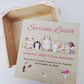 Personalized Baby Birth Stat Keepsake Box - Enchanted Woodland