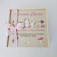 Personalized Baby Birth Stat Keepsake Box - Enchanted Woodland