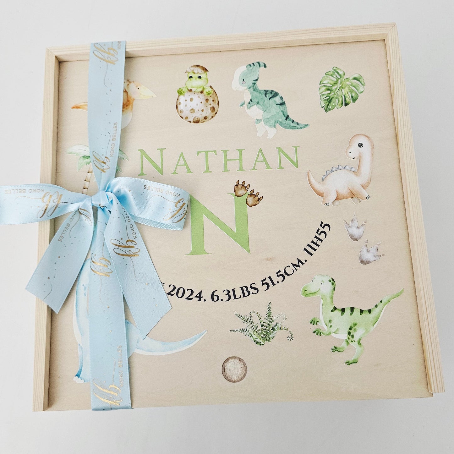 Uv printed Personalized Baby Keepsake Box