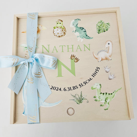 Uv printed Personalized Baby Keepsake Box