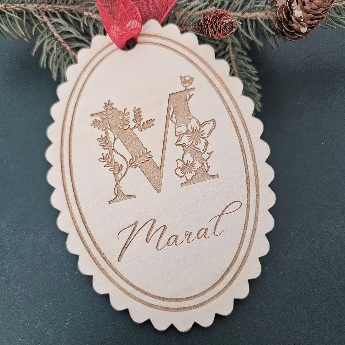 Personalized Monogram Ornament