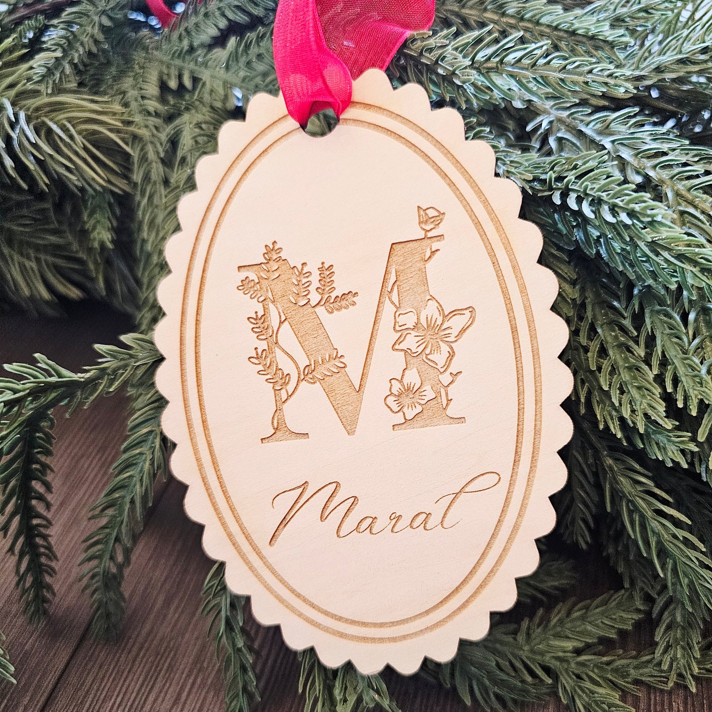 Personalized Monogram Ornament