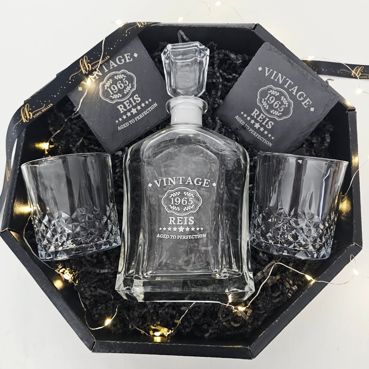 Personalized Whiskey Decanter Gift Set