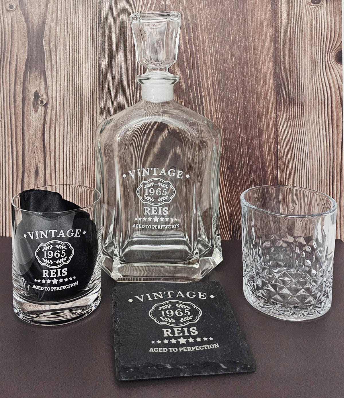 Personalized Whiskey Decanter Gift Set