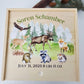 Personalized Baby Birth Stat Keepsake Box - Mountain Wilderness