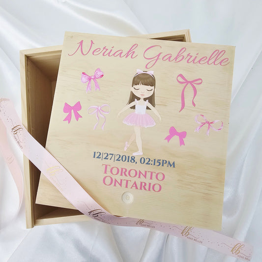 Uv printed Personalized Baby Keepsake Box