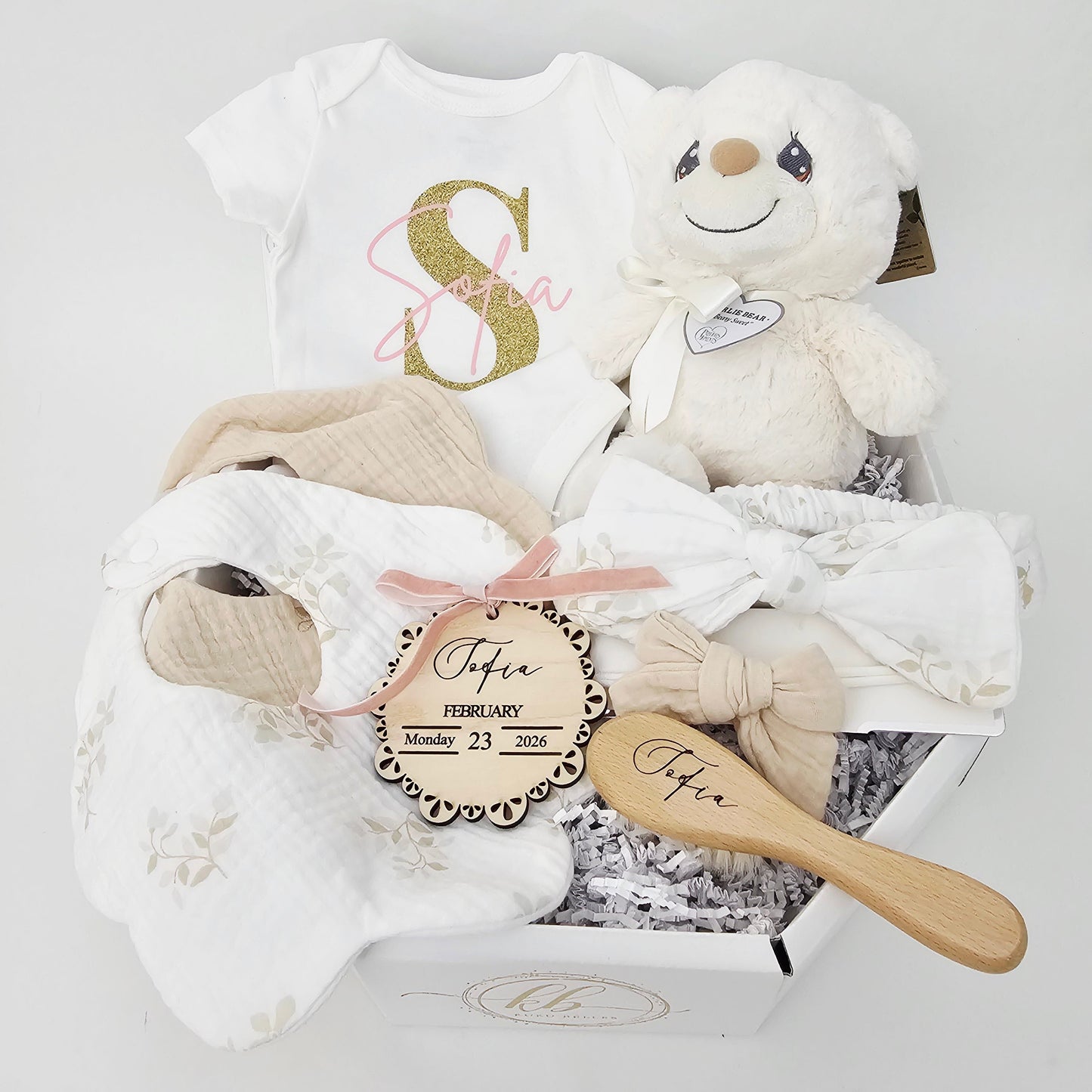 Luxury Personalized Baby Girl Gift Set