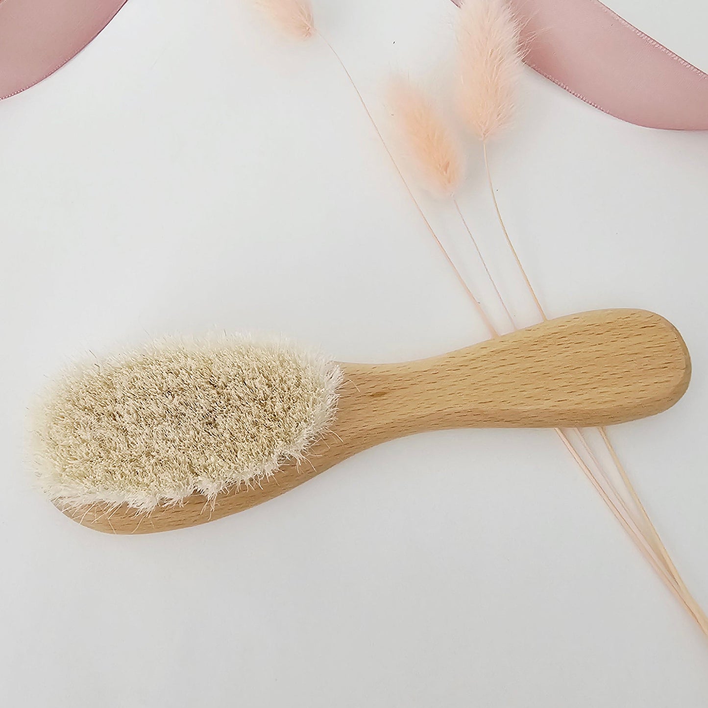 Personalized Wooden Baby Brush - Custom Engraved Keepsake