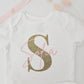 Personalized Baby Onesie Initial