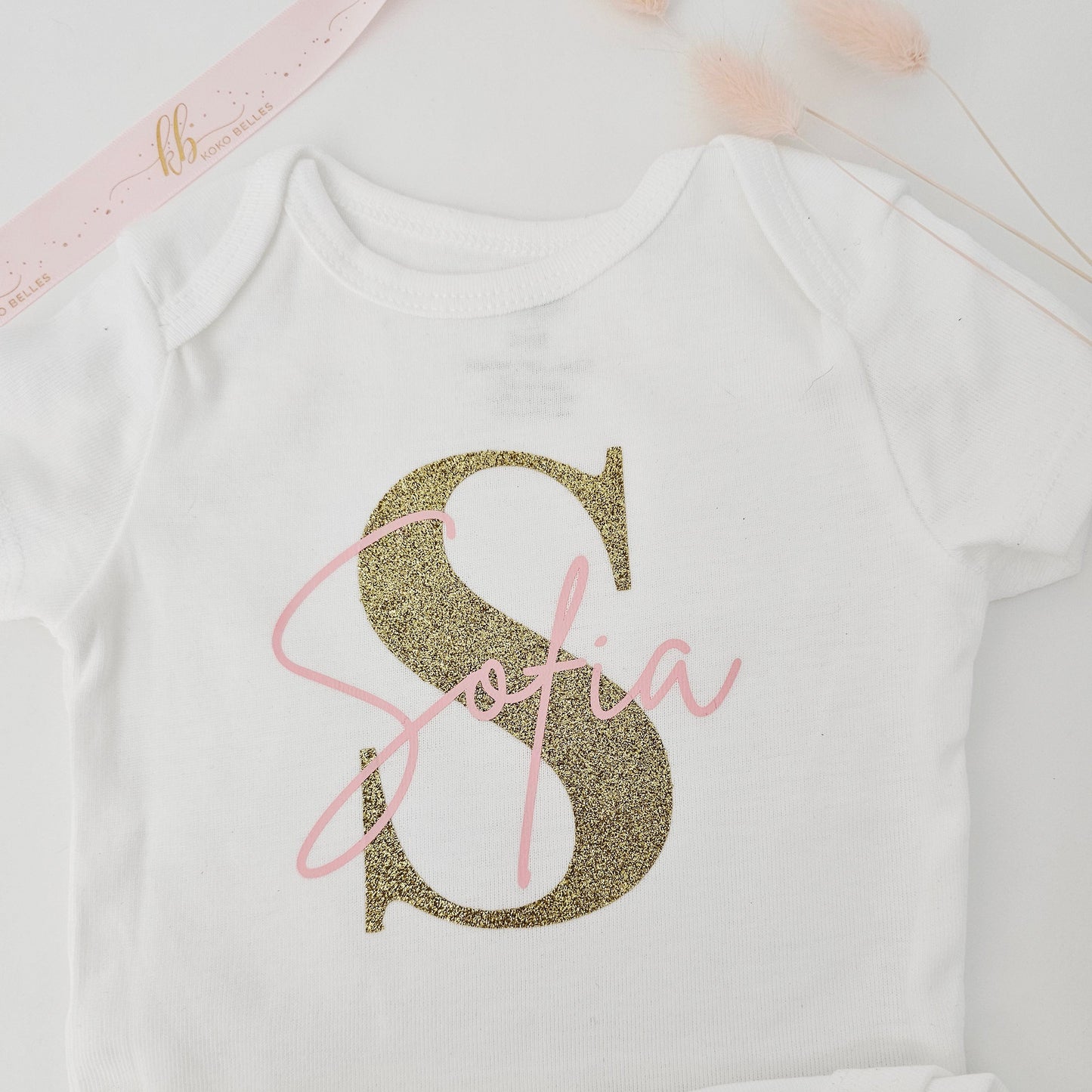 Personalized Baby Onesie Initial