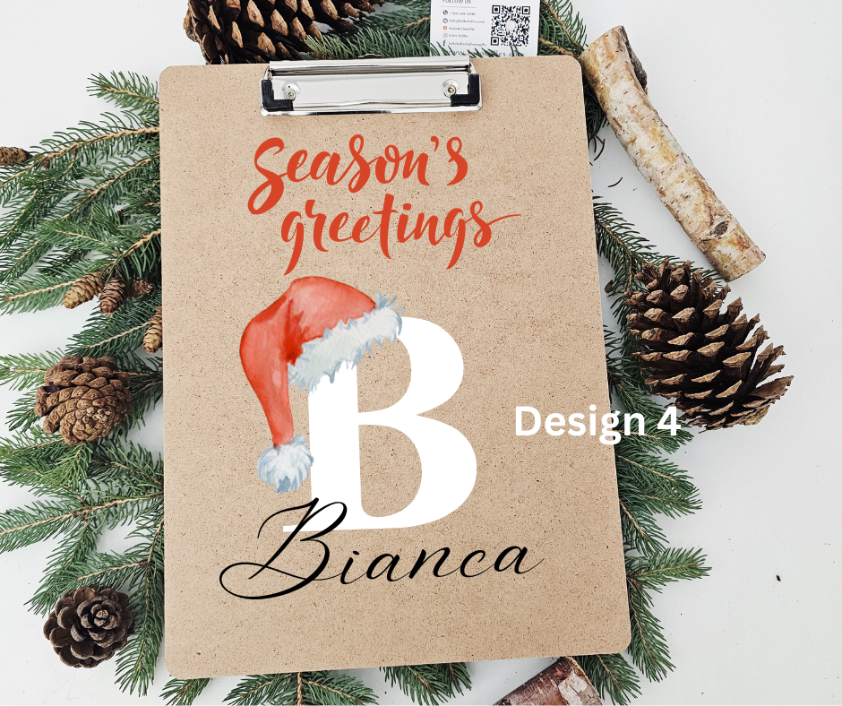 Custom Clipboard With Teacher Name