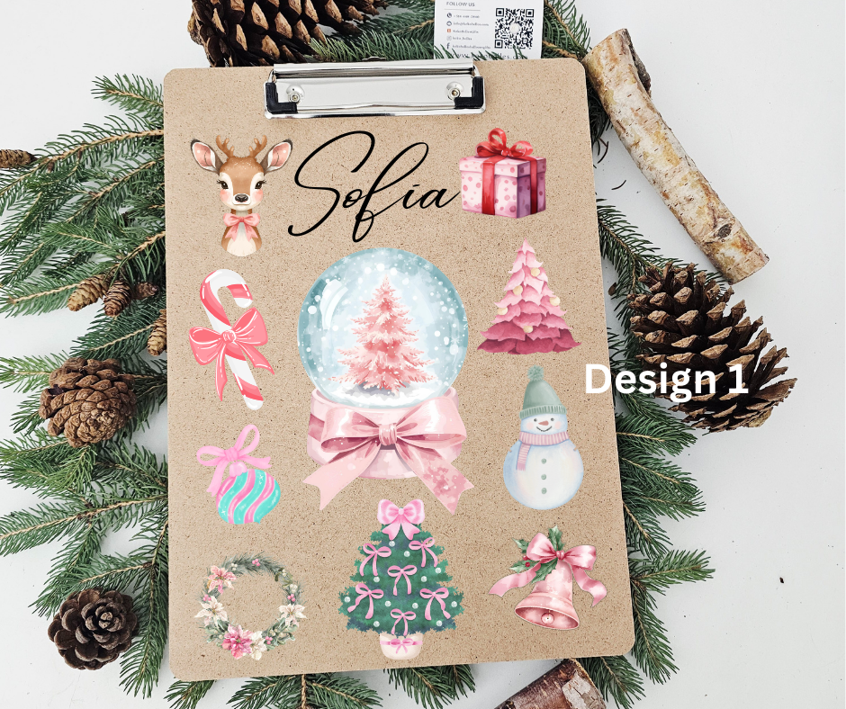 Custom Clipboard With Teacher Name