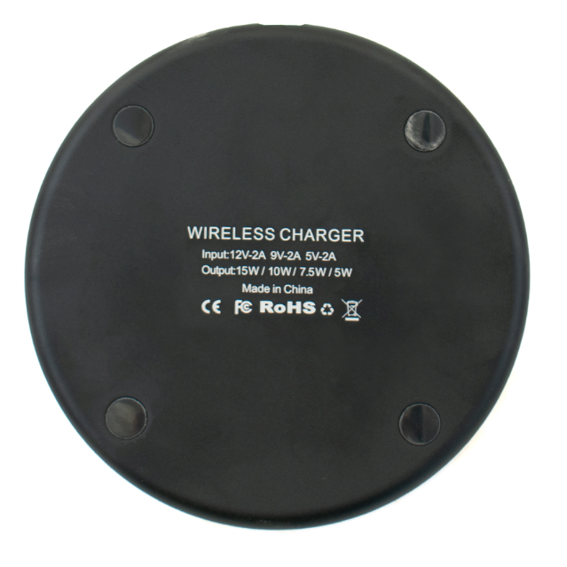 Chargeur de téléphone sans fil 15W personnalisé et gravé au laser