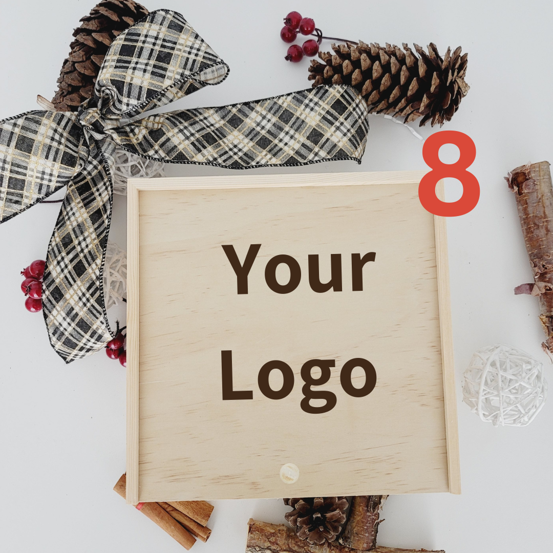 Wooden Gift Box with Custom Branding 
