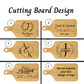 Personalized Cherry Wood Cutting Board