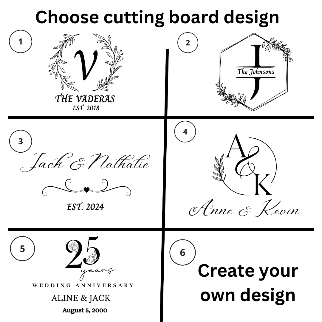 Personalized Bamboo Cutting Board Favors