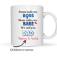 Personalized Boss Babe Dad mug