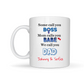 Personalized Boss Babe Dad mug