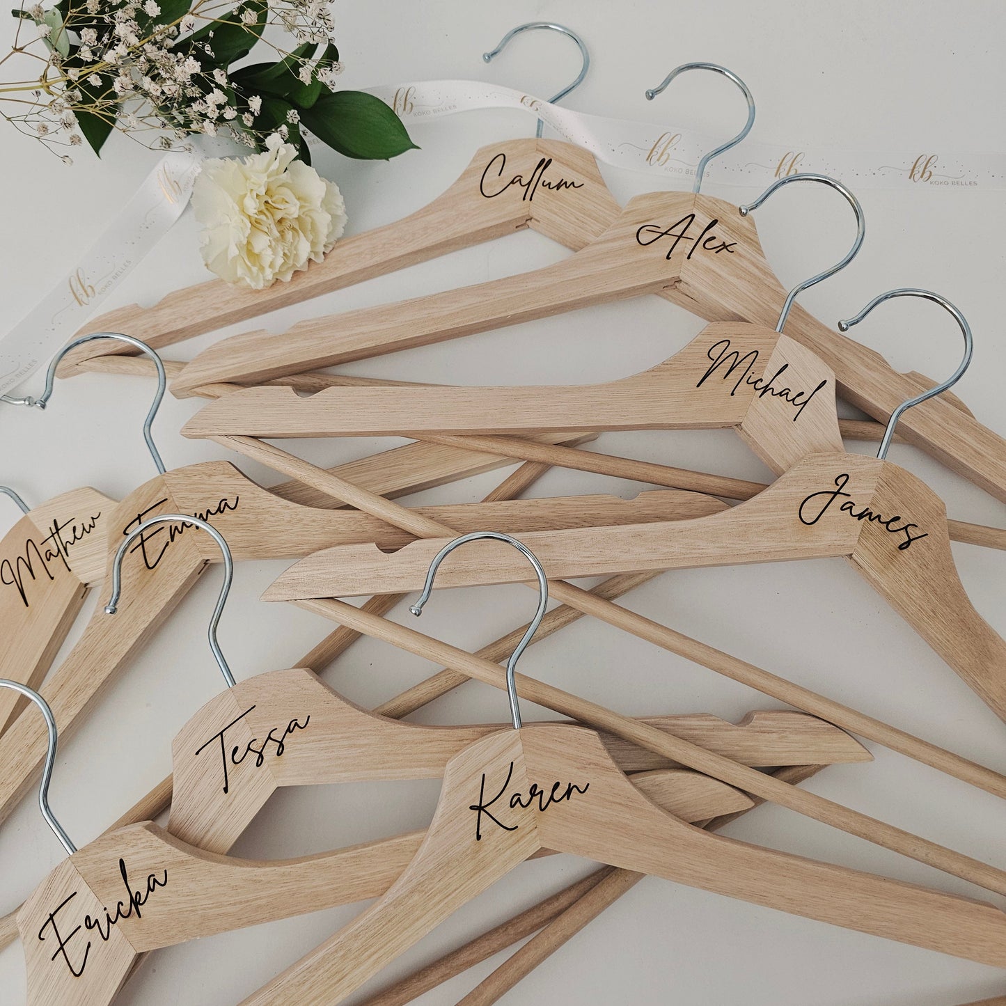 Personalized Wooden Clothes Hanger