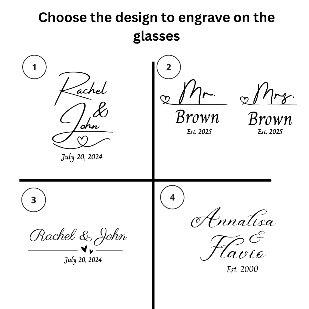 Custom Wine and Whiskey Glasses