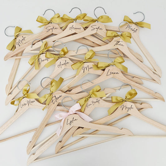 Personalized Wooden Clothes Hanger