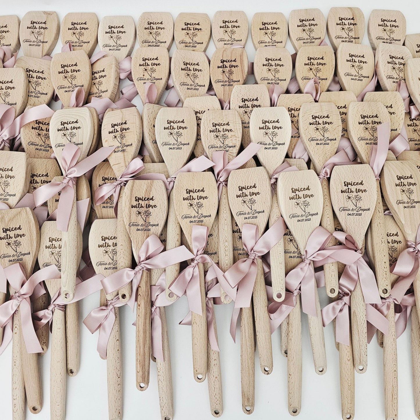 Custom Laser Engraved Wooden Spoon