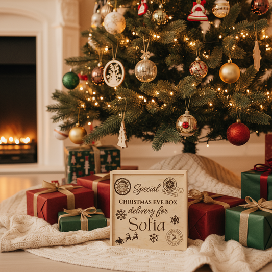 Christmas Eve Box Under Tree