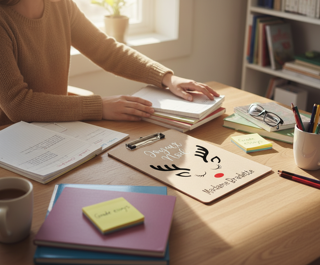 Custom Clipboard With Teacher Name