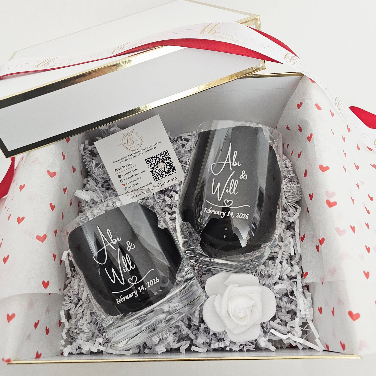 Custom Wine and Whiskey Glasses