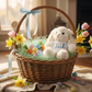 Easter Stuffed Bunny Lifestyle