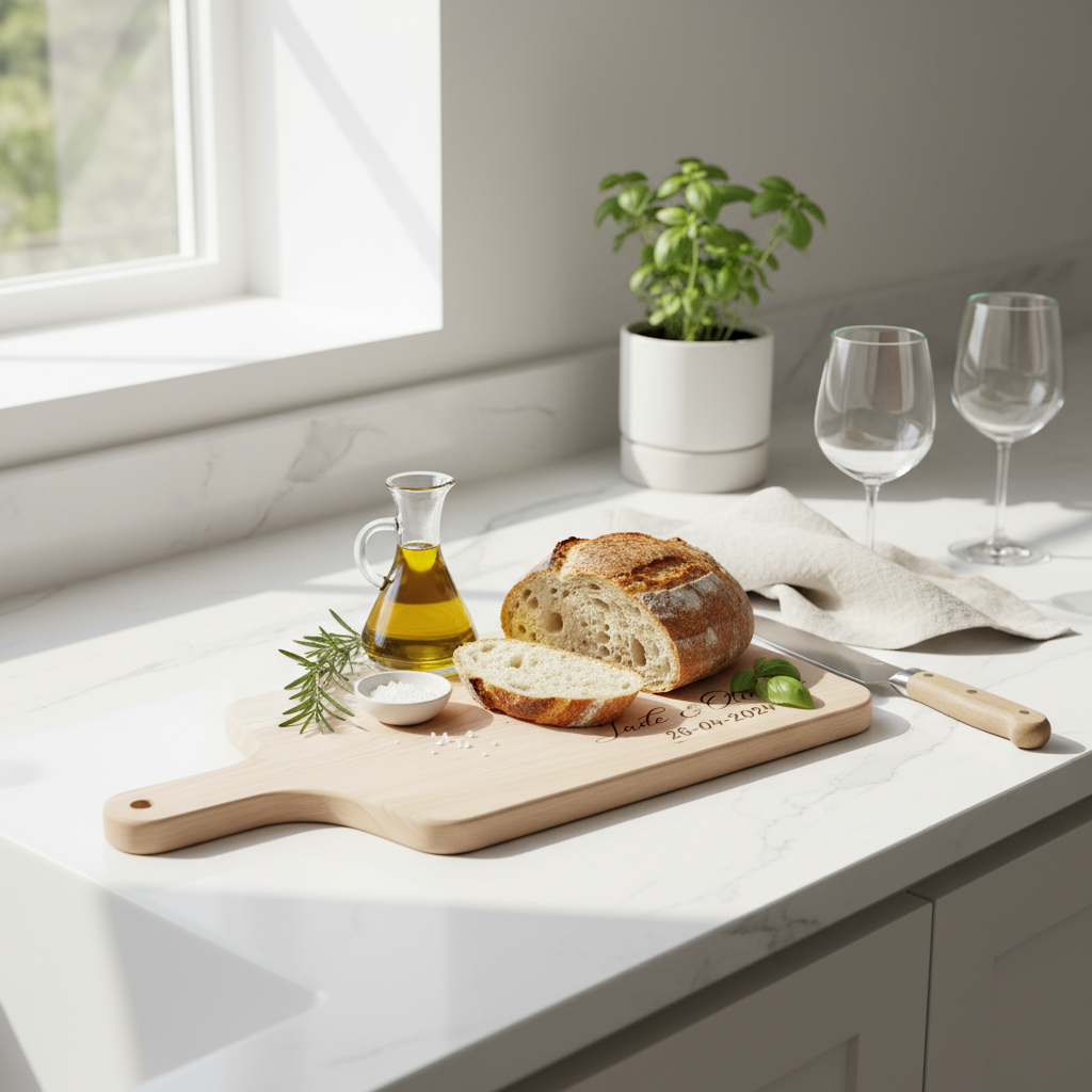 Engraved Names Cutting Board