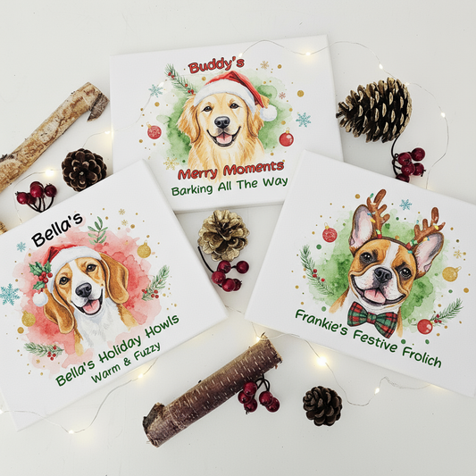 Festive Holiday Custom Pet Portrait