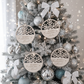 Personalized Wood Snowflake Ornament