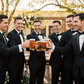 Groomsmen with Personalized Beer Mugs
