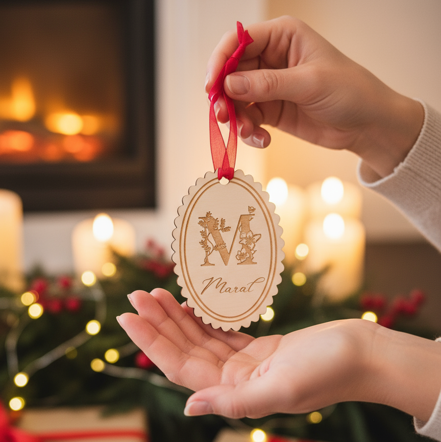 Personalized Monogram Ornament