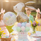 Hippity Hoppity Happy Easter Balloon Bouquet Lifestyle