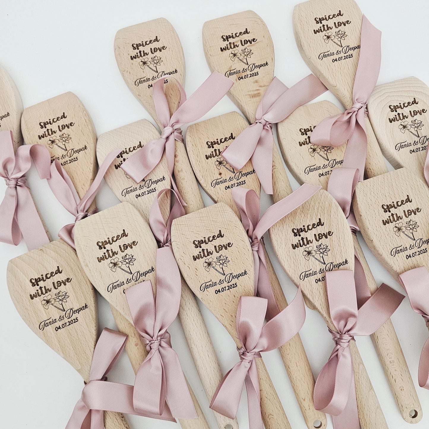 Custom Laser Engraved Wooden Spoon