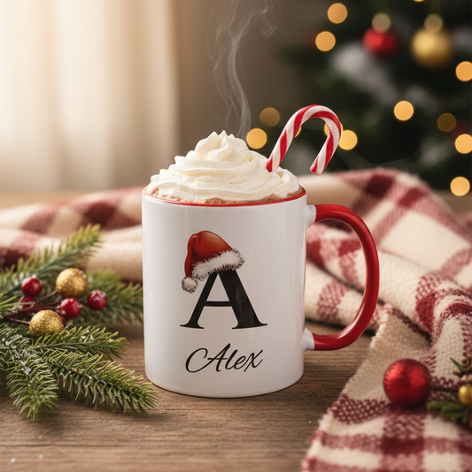 Personalized Christmas Mug Lifestyle Photo