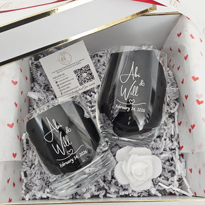 Custom Wine and Whiskey Glasses