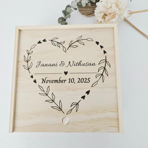 Personalized Wooden Keepsake box
