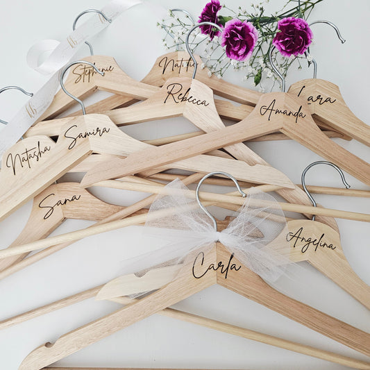 Personalized Wooden Clothes Hanger