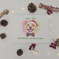 Festive Holiday Custom Pet Portrait - Personalized Dog Lover Gift